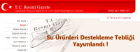 Su Ürünleri Yetiştiriciliği Destekleme Tebliği Yayımlandı