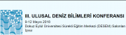 III. Ulusal Deniz Bilimleri Konferansı